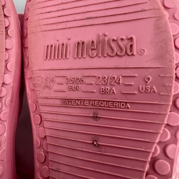 Mini Melissa Pink Unicorn Jelly Shoes Size 9 Toddler Girl's - Picture 2 of 8